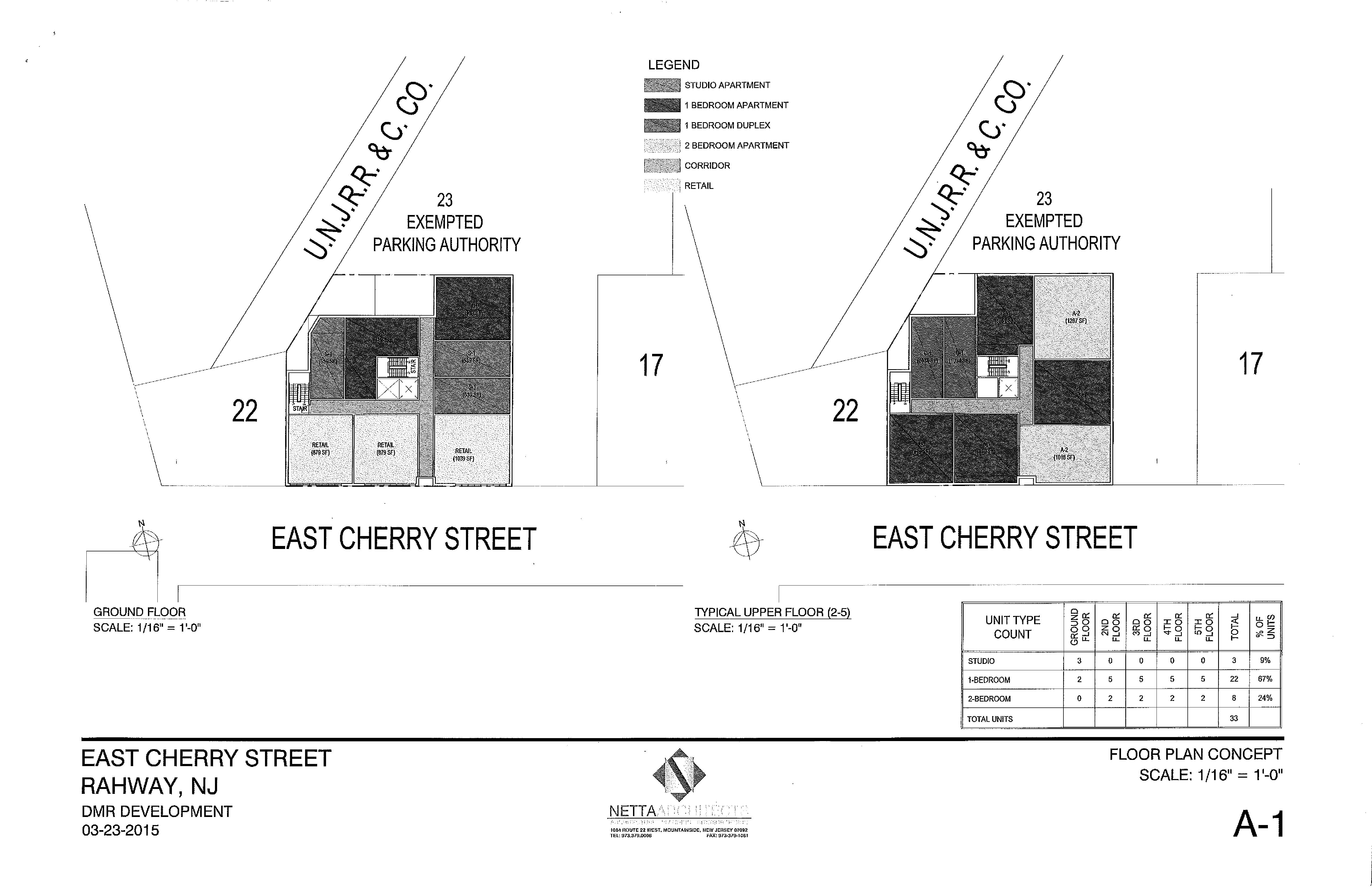 E Cherry St floor plan Rahway Rising