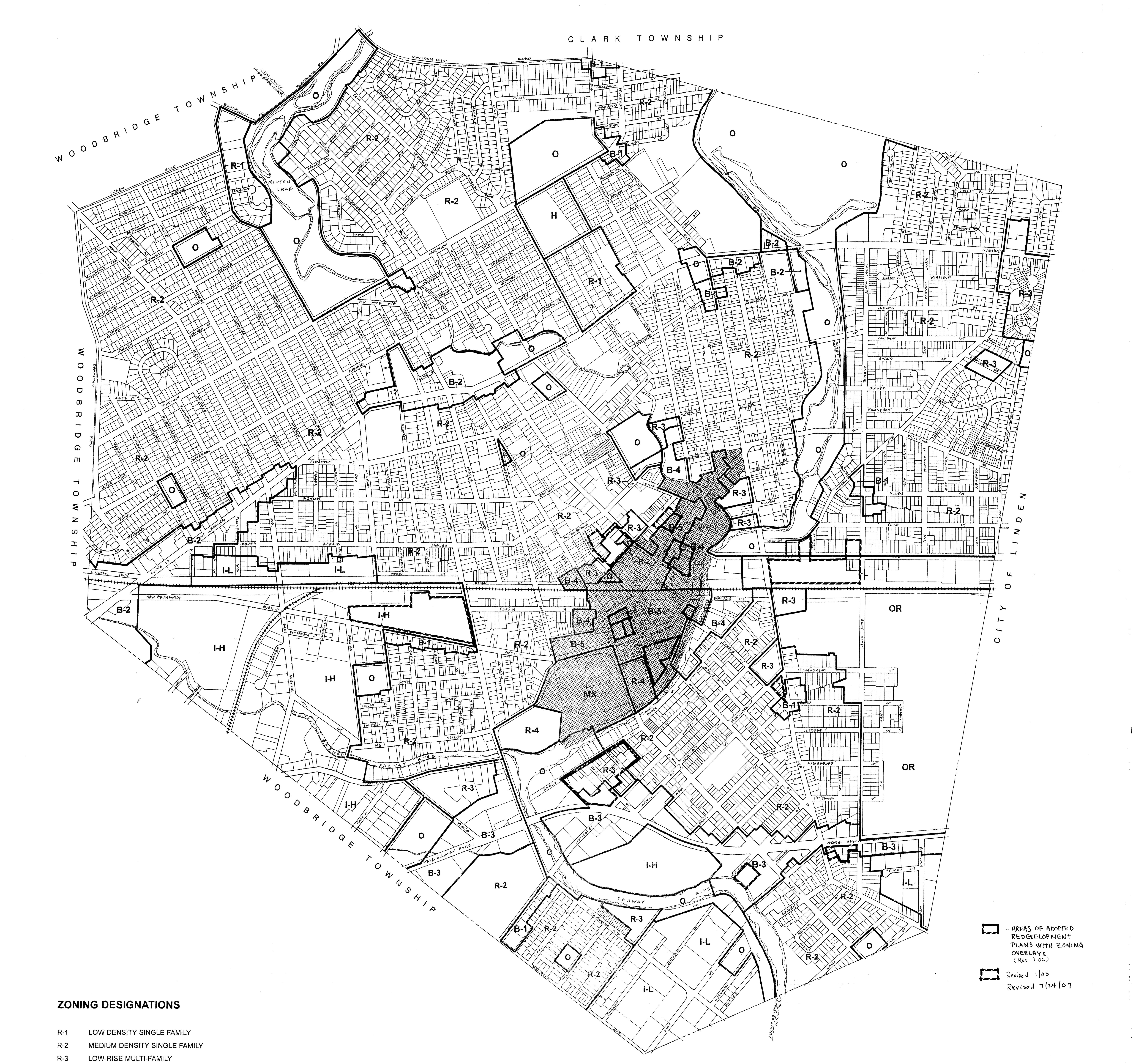 Zoning Map Rahway Rising