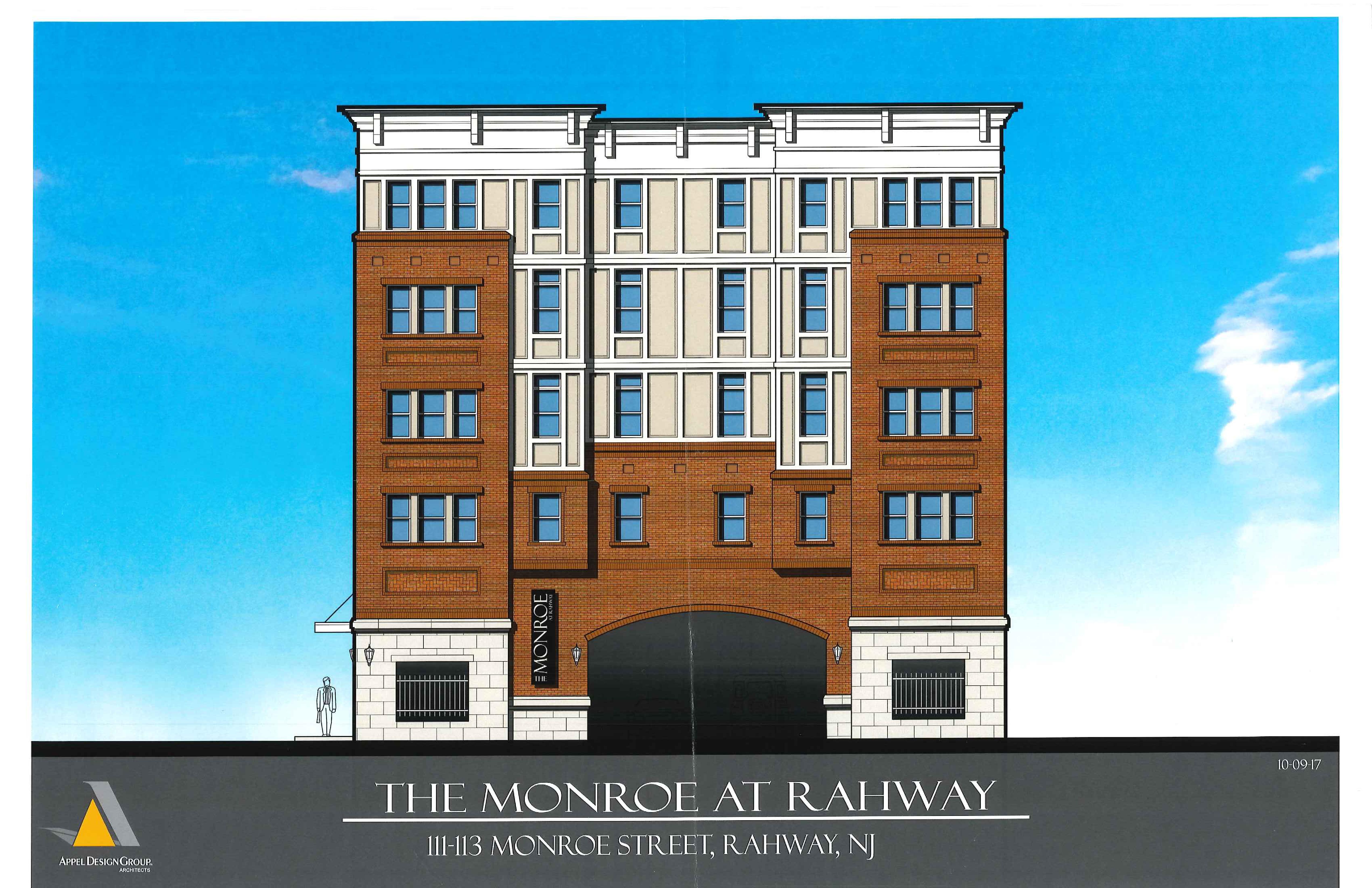 The Monroe.front elevationpage001 Rahway Rising